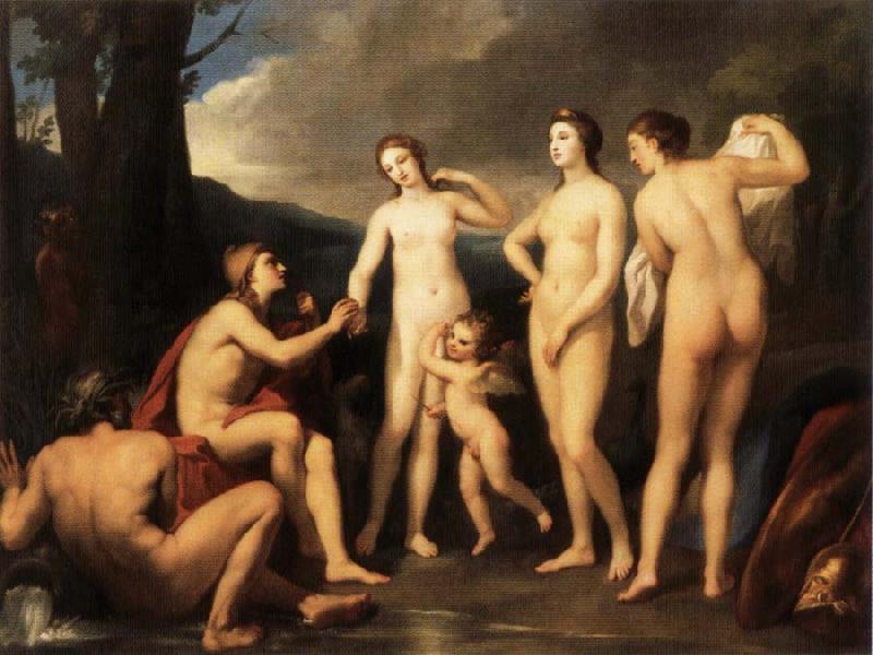 MENGS, Anton Raphael Judgement of Paris oil painting picture